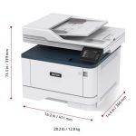 Abmessungen des Xerox® B305 Multifunktionsdruckers Abmessungen des Xerox® B305 Multifunktionsdruckers